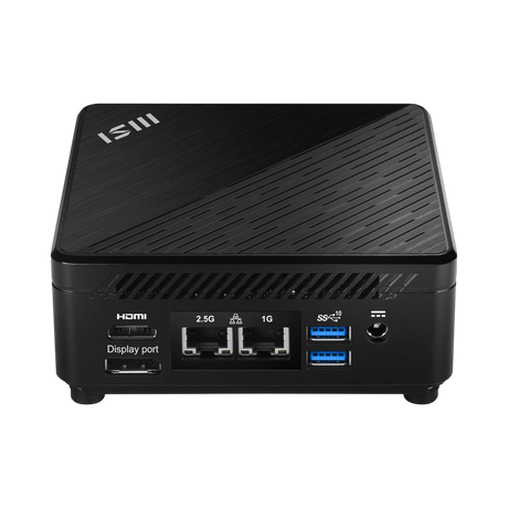 MSI Cubi 5 12M-029US Mini Desktop Computer, Intel Core i5-1235U, 8GB DDR4 RAM, 512GB SSD (Black) — Being Shipped
