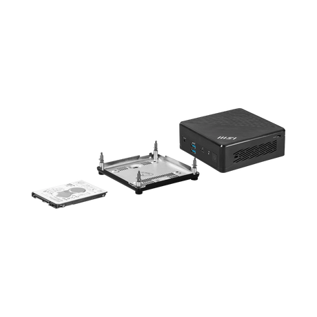 MSI Cubi 5 12M-029US Mini Desktop Computer, Intel Core i5-1235U, 8GB DDR4 RAM, 512GB SSD (Black) — Being Shipped