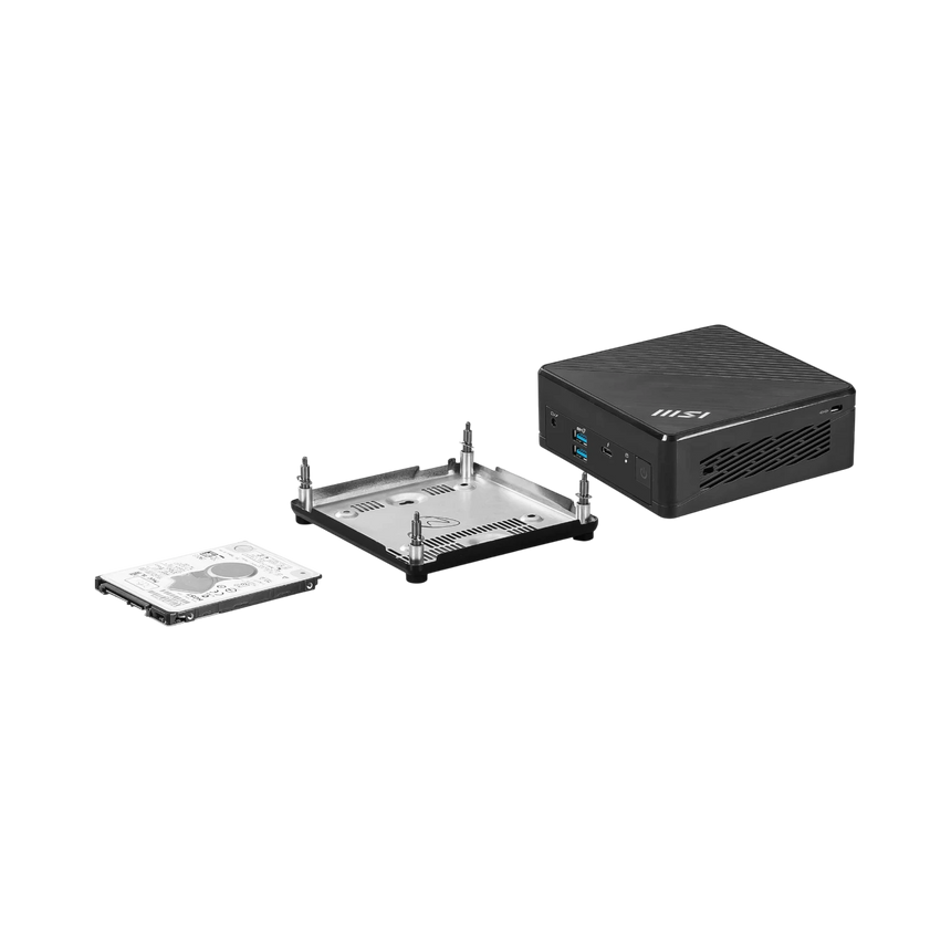 MSI Cubi 5 12M-029US Mini Desktop Computer, Intel Core i5-1235U, 8GB DDR4 RAM, 512GB SSD (Black) — Being Shipped