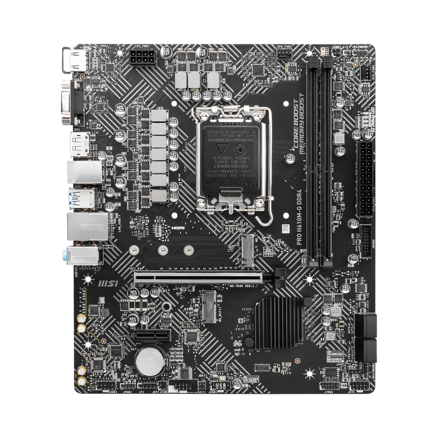 MSI PRO H610M-G DDR4 Micro-ATX LGA 1700 Motherboard — Being Shipped