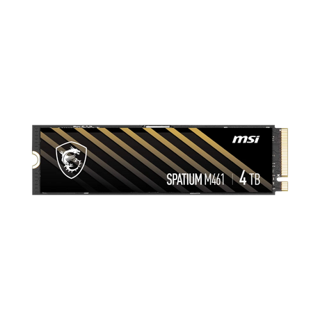 MSI SPATIUM M461 4TB M.2 2280 PCIe 4.0 NVMe PCIe Gen4 NVMe Internal SSD — Being Shipped