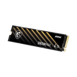 MSI SPATIUM M461 4TB M.2 2280 PCIe 4.0 NVMe PCIe Gen4 NVMe Internal SSD — Being Shipped