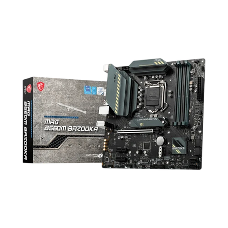 MSI MAG B560M BAZOOKA LGA 1200 Micro-ATX Motherboard — Being Shipped