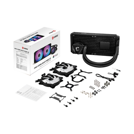 MSI MAG CORELIQUID 240R V2 Liquid Cooler (Black) — Being Shipped