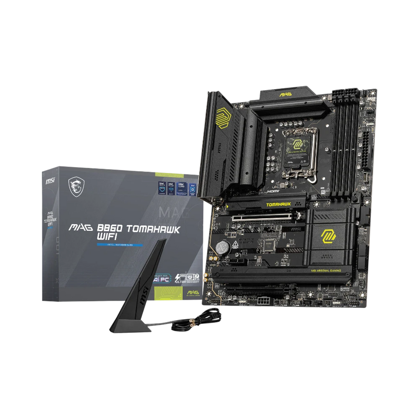 MSI MAG B860 TOMAHAWK WIFI LGA 1851 ATX Motherboard — Being Shipped