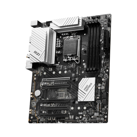 MSI PRO B760-VC WIFI IV LGA 1700 ATX Motherboard (Silver) — Being Shipped