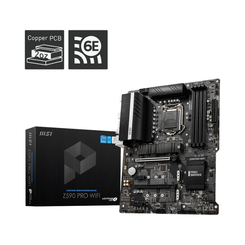 MSI Z590 PRO WIFI LGA 1200 ATX Motherboard — Being Shipped