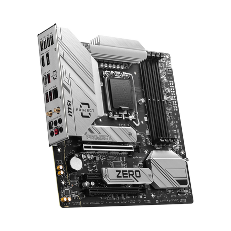 MSI B760M PROJECT ZERO LGA 1700 M-ATX Motherboard — Being Shipped