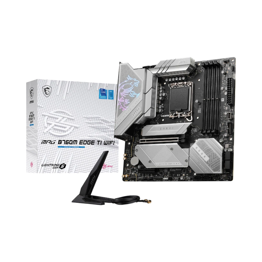 MSI MPG B760M EDGE TI WIFI LGA 1700 M-ATX Motherboard — Being Shipped
