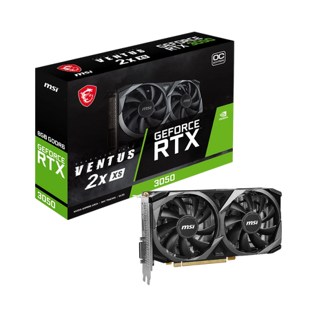 MSI GeForce RTX 3050 VENTUS 2X XS 8G OC Graphics Card — Being Shipped