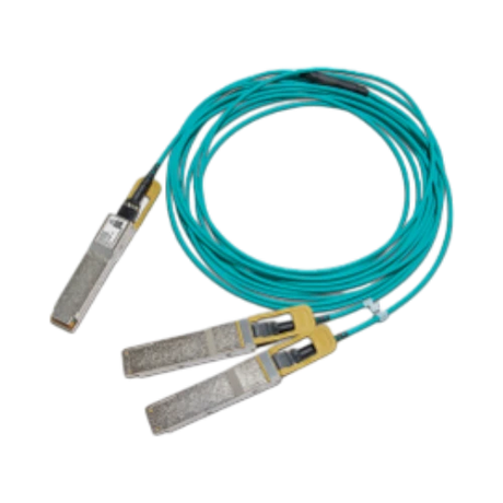 NVIDIA QSFP56 to 2xQSFP56 Active Optical Splitter Cable — Being Shipped