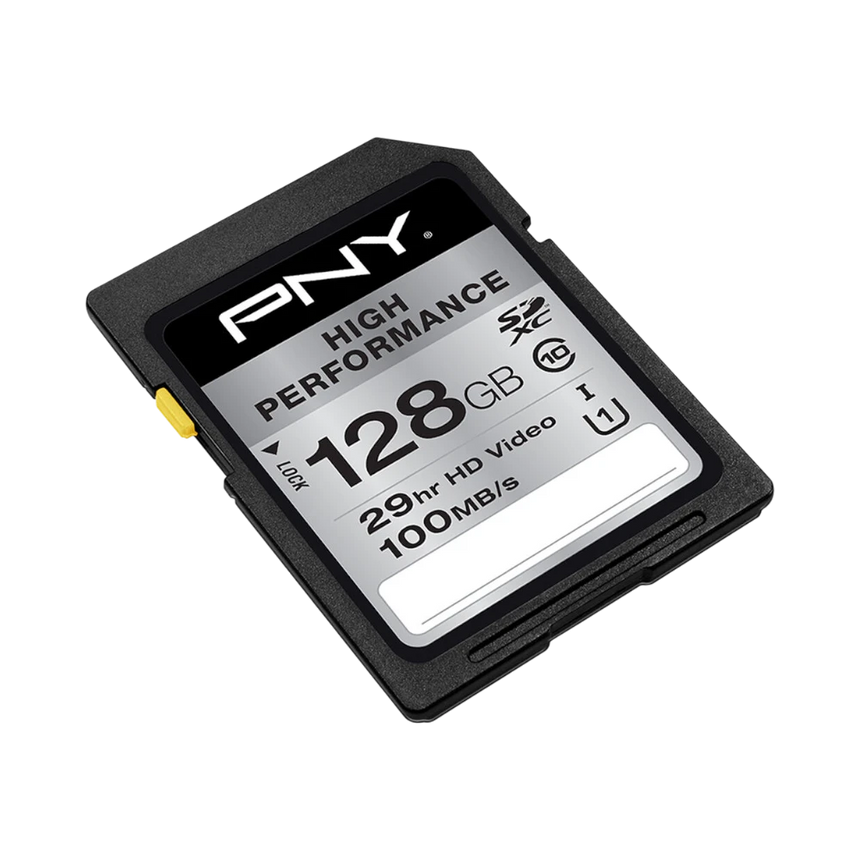 PNY High Performance 128GB UHS-I SDXC Memory Card (Class 10) — Being Shipped