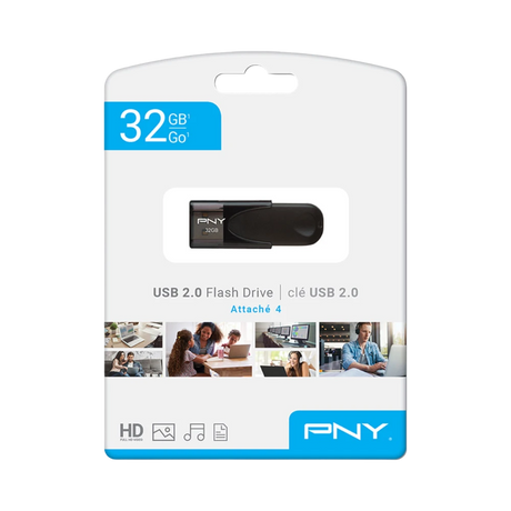 PNY 32GB Attache 4 USB 2.0 Type-A Flash Drive — Being Shipped