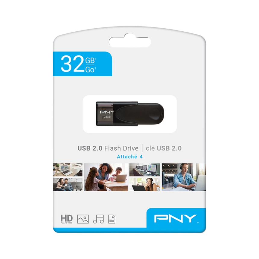 PNY 32GB Attache 4 USB 2.0 Type-A Flash Drive — Being Shipped