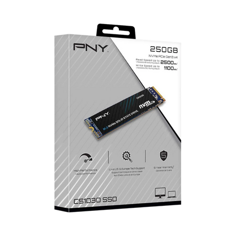 PNY CS1030 250GB M.2 2280 PCIe 3.0 x4 NVMe SSD — Being Shipped