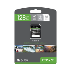 PNY Elite-X 128GB UHS-I SDXC Memory Card — Being Shipped