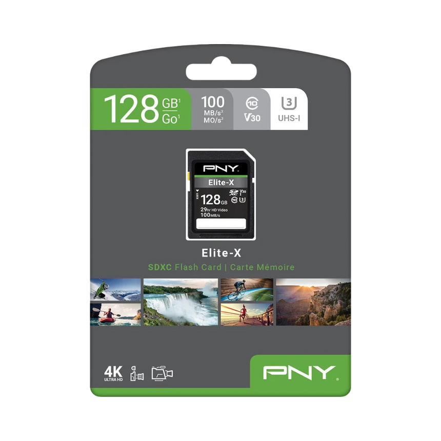 PNY Elite-X 128GB UHS-I SDXC Memory Card — Being Shipped