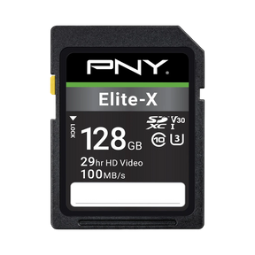 PNY Elite-X 128GB UHS-I SDXC Memory Card — Being Shipped