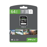 PNY Elite-X 64GB UHS-I SDXC Memory Card — Being Shipped