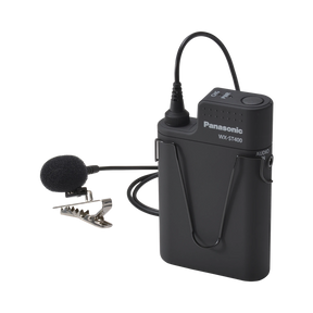 Panasonic WX-ST400 Bodypack DECT Wireless Transmitter with Cardioid Lavalier Mic (1.9 GHz) — Being Shipped