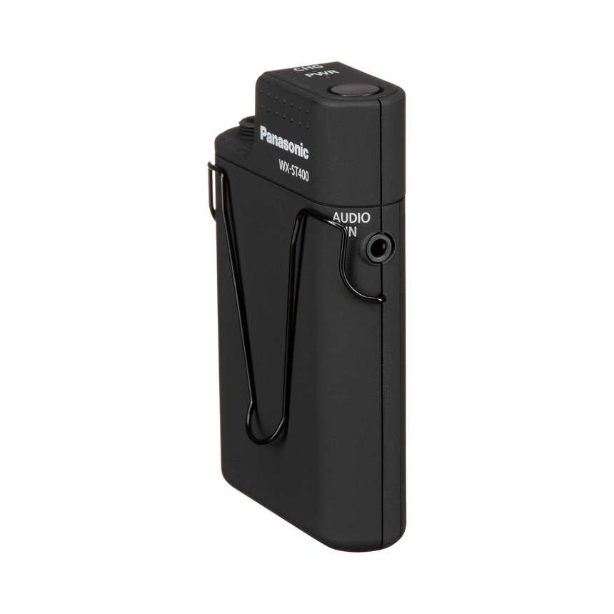 Panasonic WX-ST400 Bodypack DECT Wireless Transmitter with Cardioid Lavalier Mic (1.9 GHz) — Being Shipped