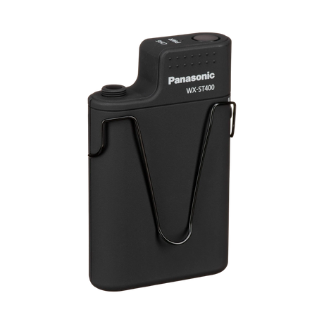 Panasonic WX-ST400 Bodypack DECT Wireless Transmitter with Cardioid Lavalier Mic (1.9 GHz) — Being Shipped