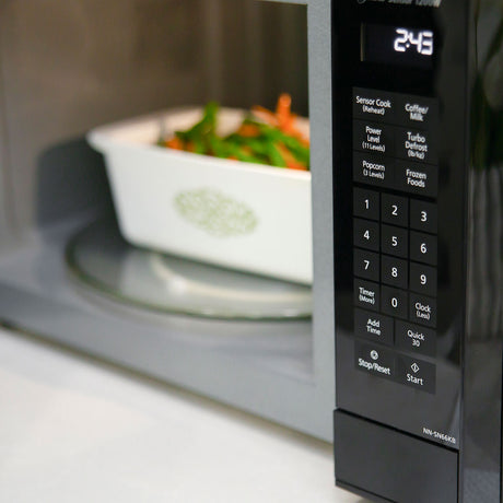 Panasonic Intelligent Genius Sensor 1.2 Cubic Foot 1200 Watt Countertop Microwave Oven — Being Shipped