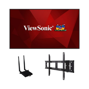 ViewSonic 55" 4K UHD Wireless Presentation Display Bundle with Wireless Module & Wall Mount — Being Shipped