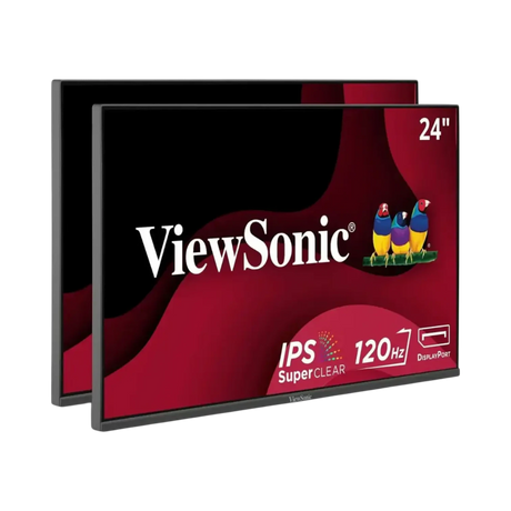 ViewSonic VA2456A-MHD_H2 23.8" IPS LED FHD 120Hz Monitor (VGA, HDMI) — Being Shipped