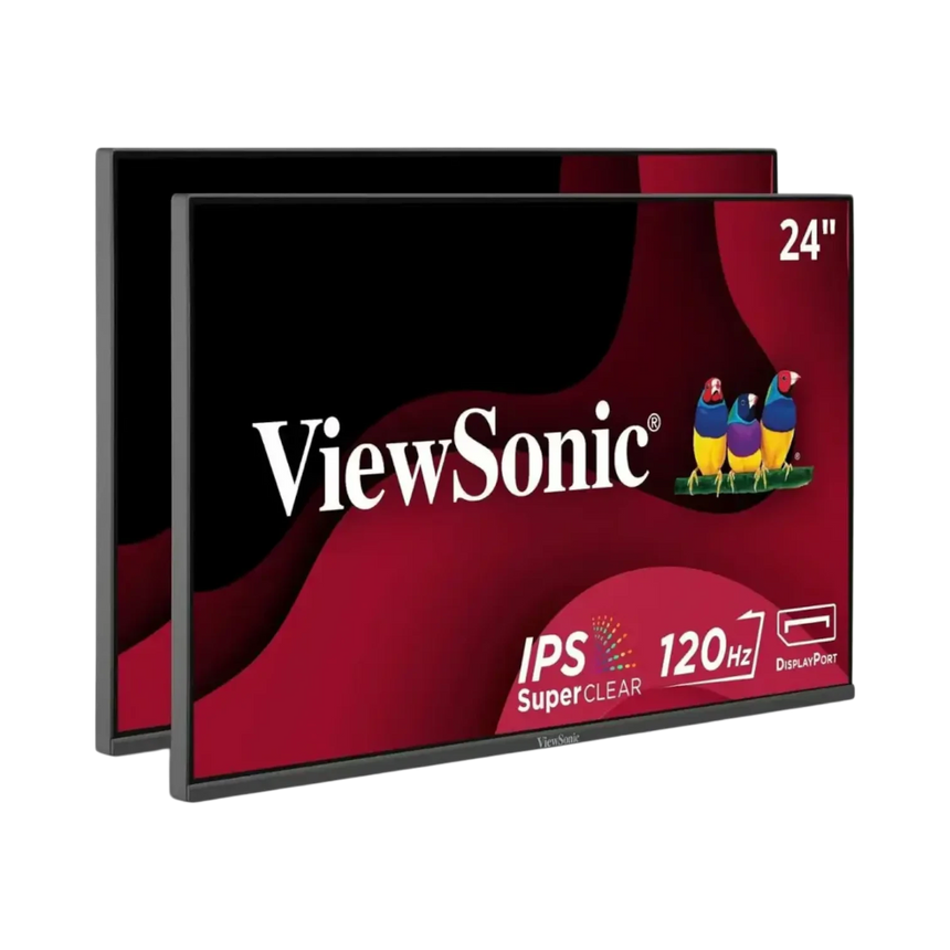 ViewSonic VA2456A-MHD_H2 23.8" IPS LED FHD 120Hz Monitor (VGA, HDMI) — Being Shipped