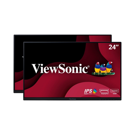ViewSonic VA2456A-MHD_H2 23.8" IPS LED FHD 120Hz Monitor (VGA, HDMI) — Being Shipped