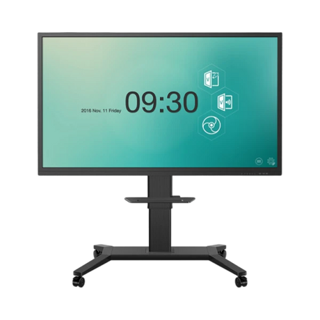 ViewSonic VB-STND-003 Motorized Trolley Cart with 90-Degree Tilt for 55-86" ViewBoard Displays — Being Shipped