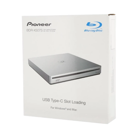 Pioneer BDR-XS07S 6x Portable USB 3.1 Gen 1 Blu-ray Burner with M-DISC Support — Being Shipped