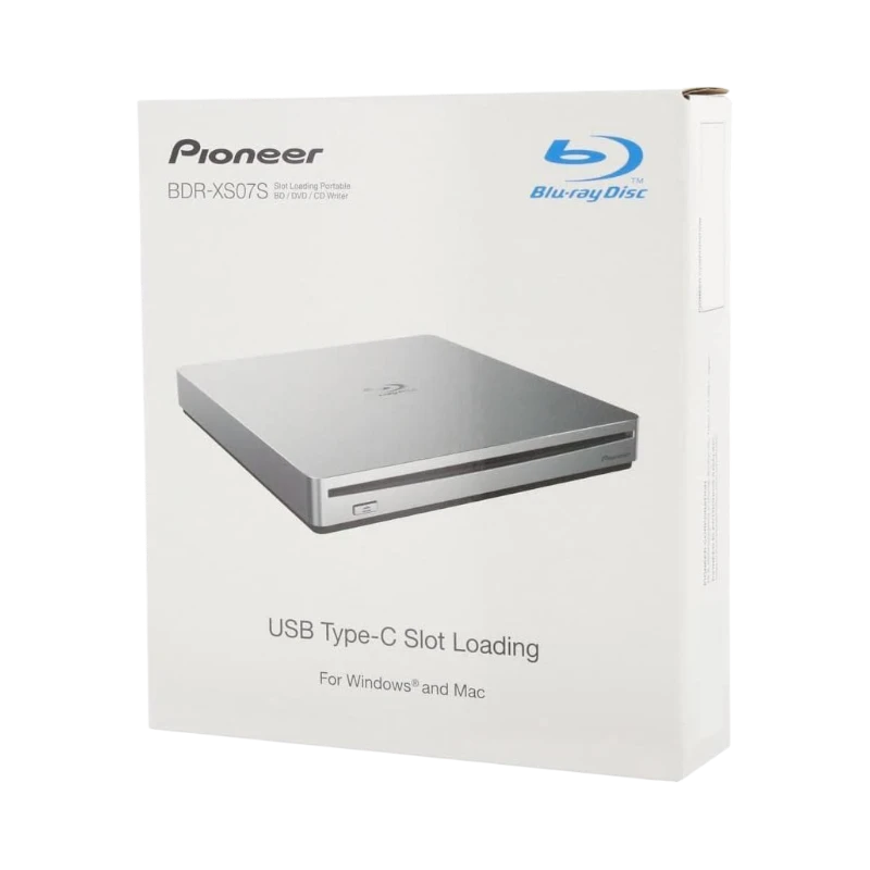 Pioneer BDR-XS07S 6x Portable USB 3.1 Gen 1 Blu-ray Burner with M-DISC Support — Being Shipped