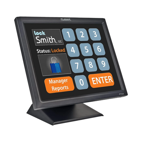 Planar PT1545R 15" 4:3 75Hz XGA LCD Resistive Touch POS Monitor — Being Shipped