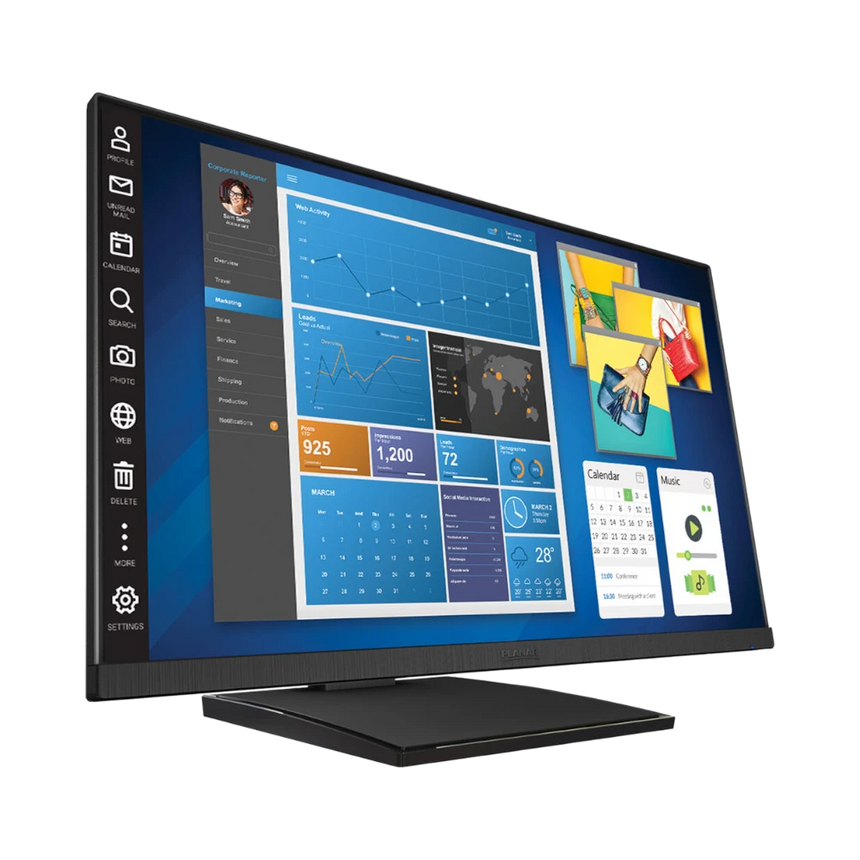 Planar Systems Helium PCT2435 23.8" 16:9 60Hz FHD IPS Multi-Touch Monitor — Being Shipped