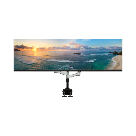 Planar Systems Dual Monitor Desk Clamp/Grommet Stand — Being Shipped