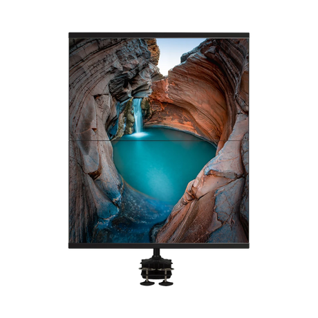 Planar Systems Dual Monitor Desk Clamp/Grommet Stand — Being Shipped