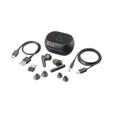 Poly Voyager Free 60+ UC Wireless Earbuds (USB-A Dongle, Carbon Black) — Being Shipped