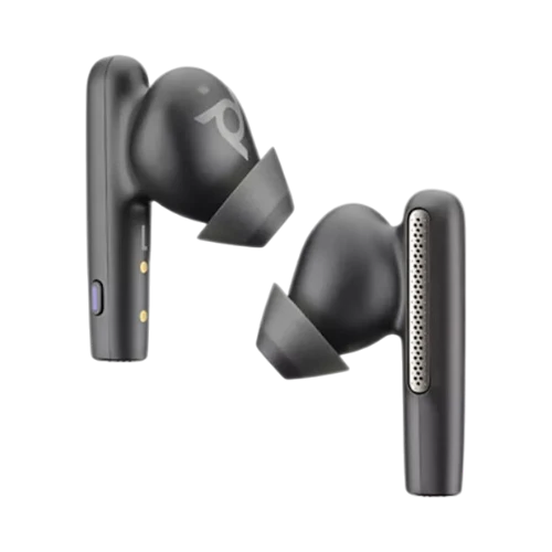 Poly Voyager Free 60+ UC Wireless Earbuds (USB-A Dongle, Carbon Black) — Being Shipped