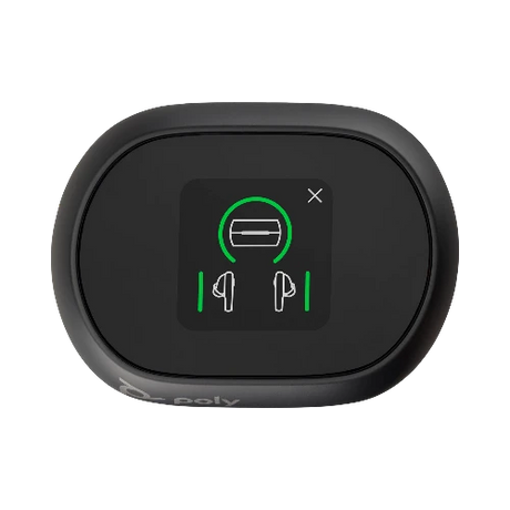 Poly Voyager Free 60+ UC Wireless Earbuds (USB-A Dongle, Carbon Black) — Being Shipped