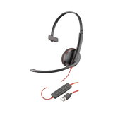 Poly Blackwire C3210 USB-A Monaural Headset — Being Shipped
