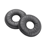 Poly Leather Ear Cushion for SupraPlus Wireless Headsets (1 Pair, Black) — Being Shipped