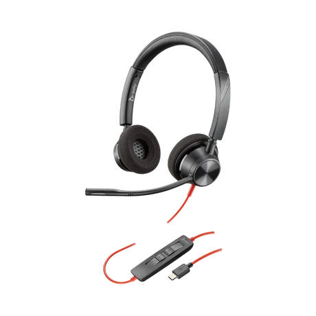 Poly Blackwire 3320 USB-C Corded UC Headset — Being Shipped
