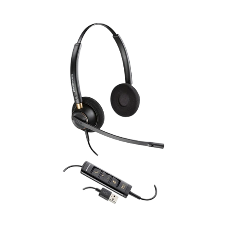 Poly EncorePro HW525 USB Binaural On-Ear Headset — Being Shipped