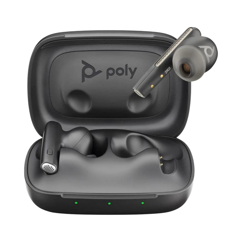 Poly Voyager Free 60 UC Wireless Earbuds (USB-A, Carbon Black) — Being Shipped