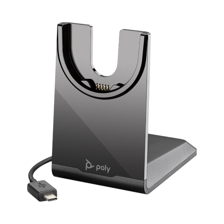 Poly Voyager 4320 Bluetooth Stereo Headset with BT700 USB-C Dongle and Charging Stand — Being Shipped