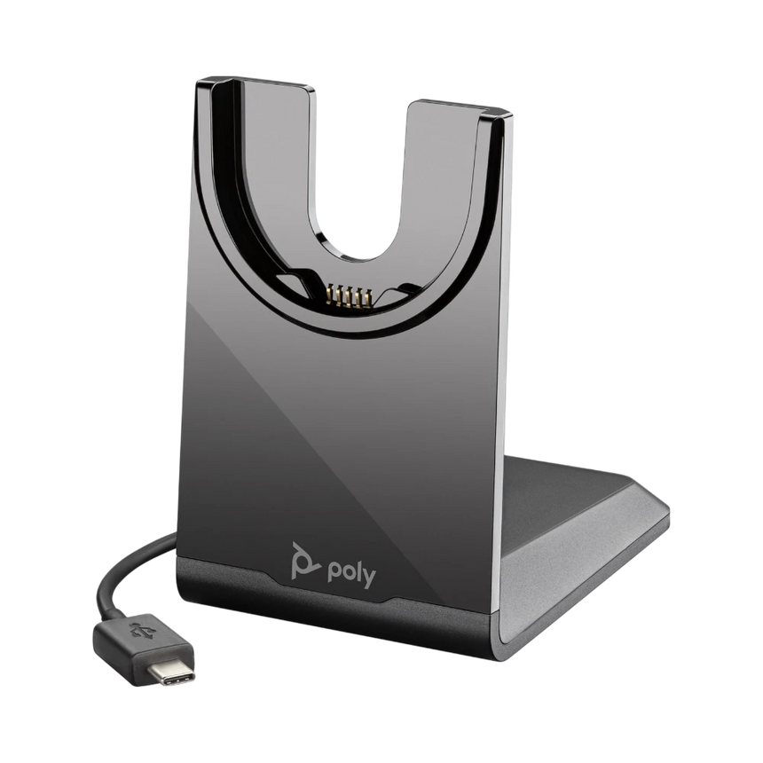 Poly Voyager 4320 Bluetooth Stereo Headset with BT700 USB-C Dongle and Charging Stand — Being Shipped