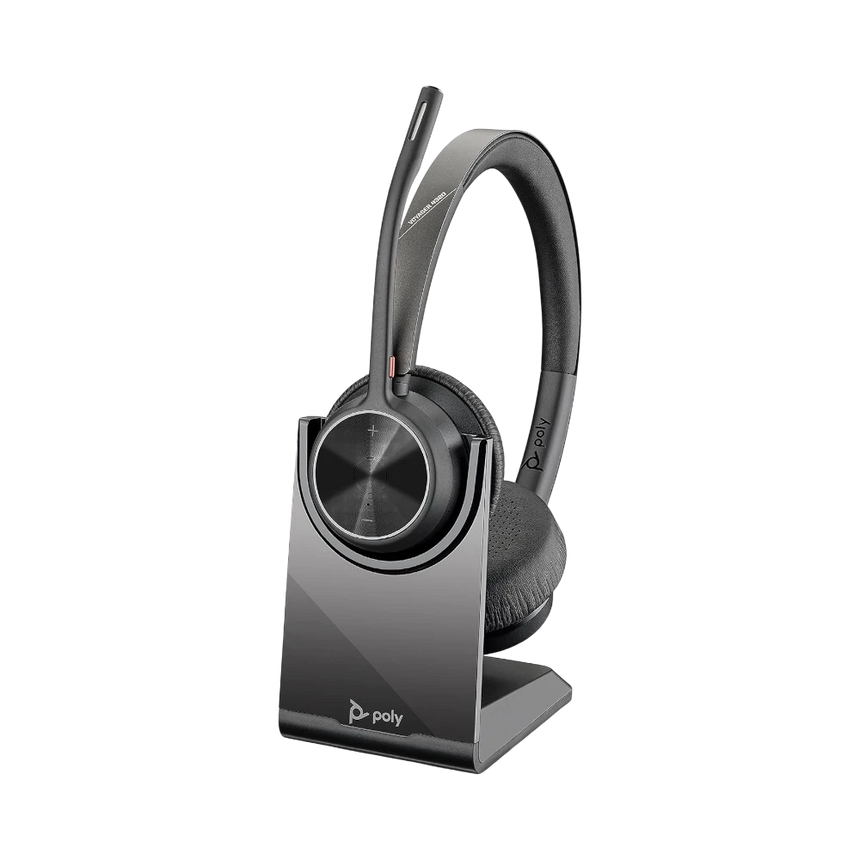 Poly Voyager 4320 UC Bluetooth On Ear Computer Headset — Being Shipped