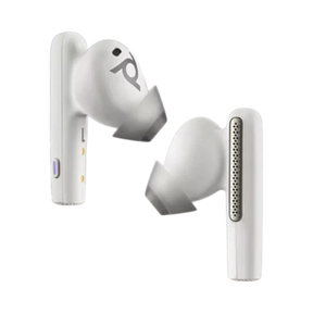 Poly Voyager Free 60+ UC Wireless Earbuds (USB-C Dongle, White Sand) — Being Shipped